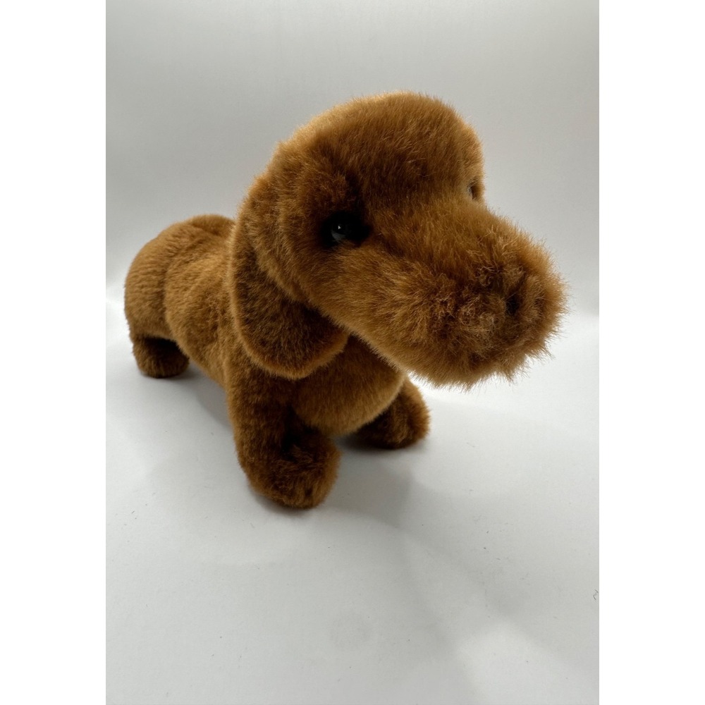 Douglas Cuddle Toy 13" Gretel the Red Dachshund Plush #1933 2021 NO NOSE